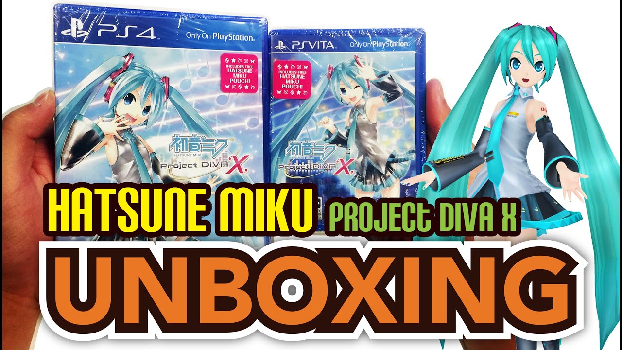 Распаковка Hatsune Miku: Project Diva X с чехлом Hatsune Miku (PS Vita / PS4)!!