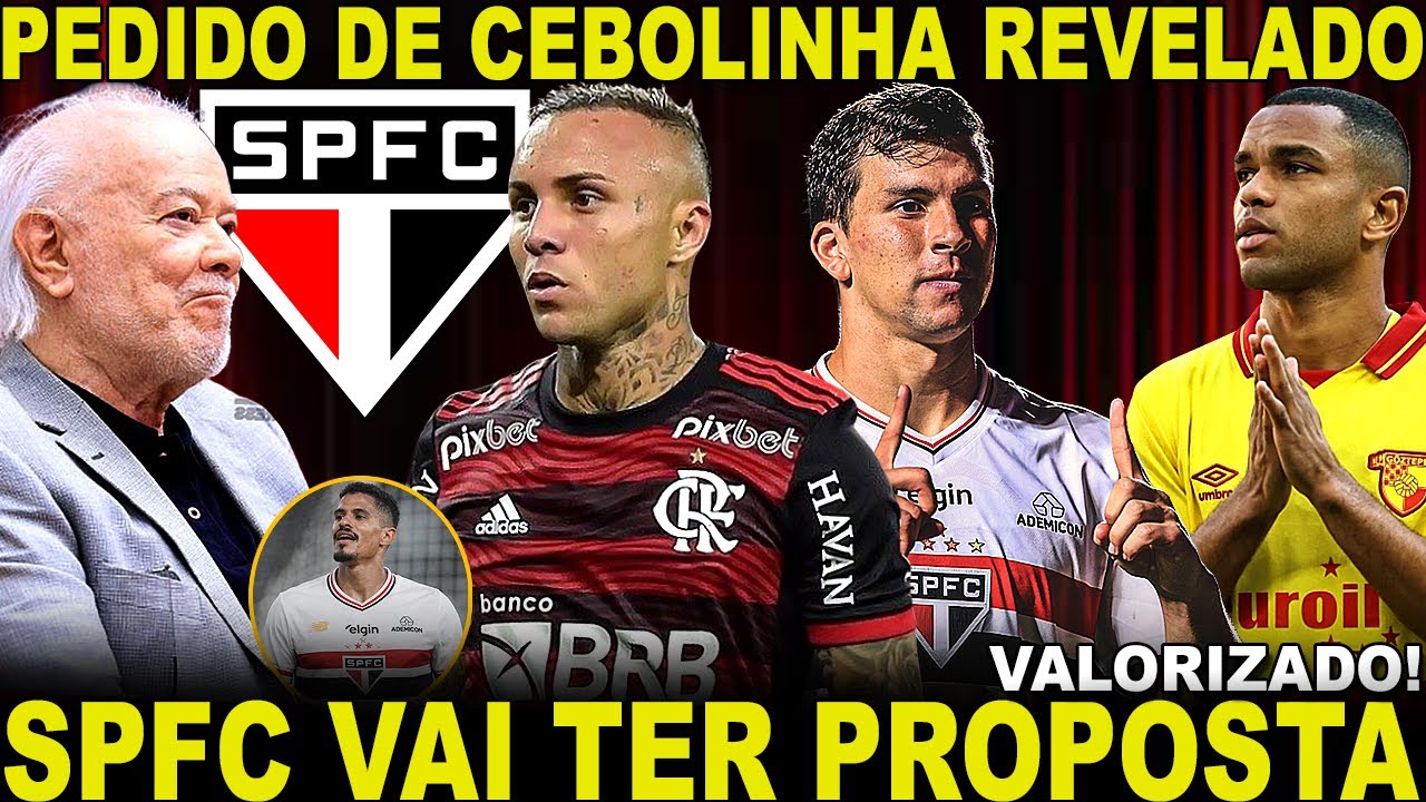 SPFC DE OLHO NO MERCADO! CEBOLINHA FAZ PEDIDO! TAPIA RÉI DOS CLÁSSICOS! OFERTA POR ATACANTE E+ INFO
