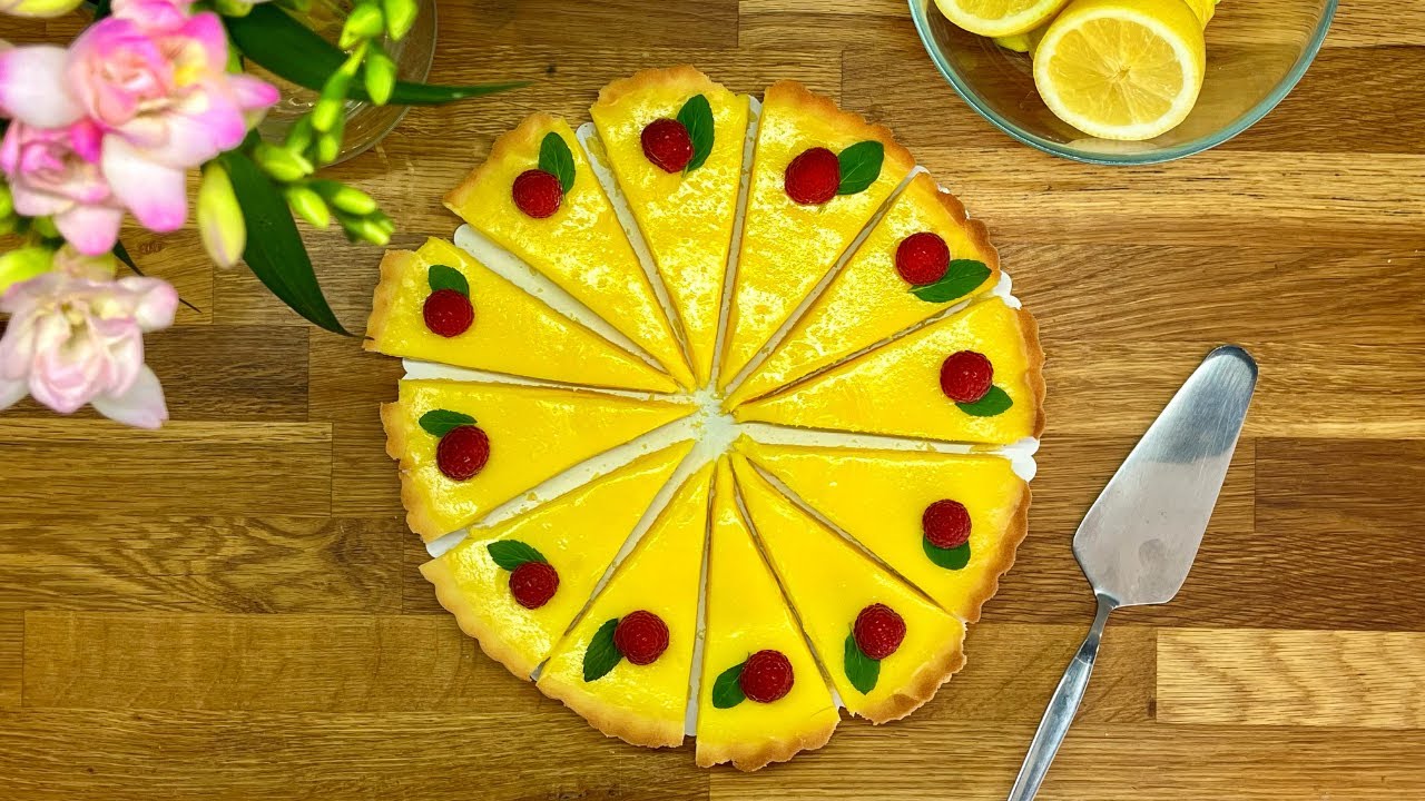 Citrónový tart | How to make LEMON TART 🍋