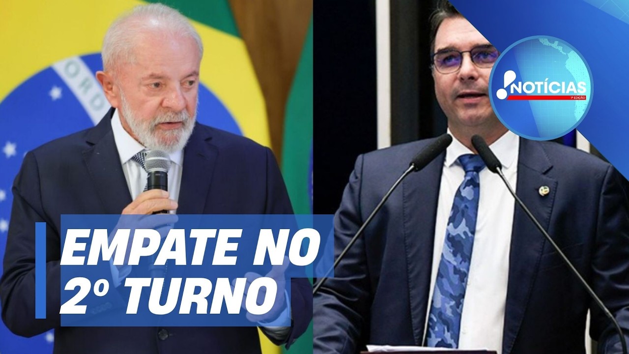 Pesquisa BTG/Nexus: Lula tem 47% contra 44% de Fl&aacute;vio Bolsonaro no 2&ordm; turno