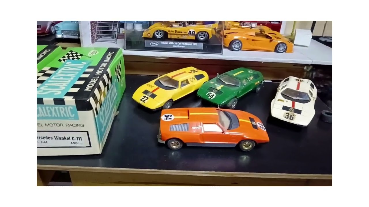12  - Mercedes Wankel C111 (Scalextric - Marklin - Carrera) del juguete a la competición y colección