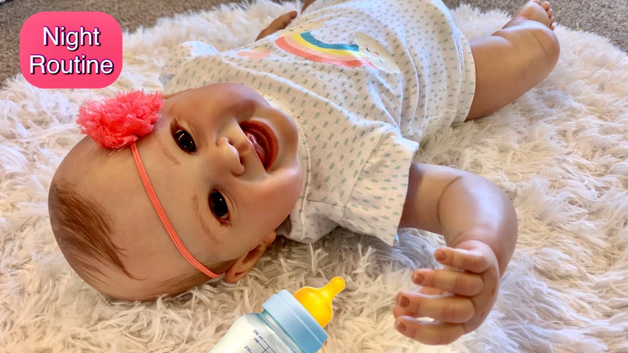 Reborn Happy baby | gettong Gracey Jane ready for bed | Reborn videos