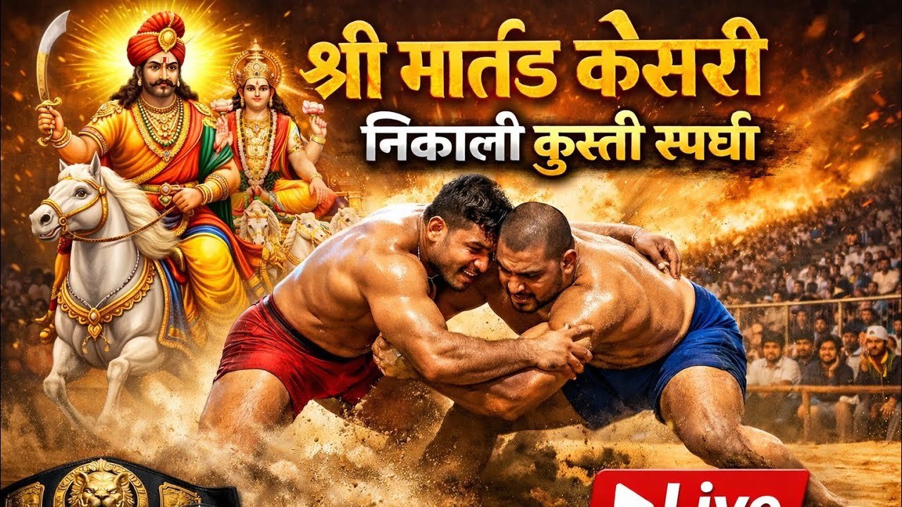श्री मार्तंड केसरी कुस्ती स्पर्धा LIVE 🔥 | Jejuri Kushti Live 2026