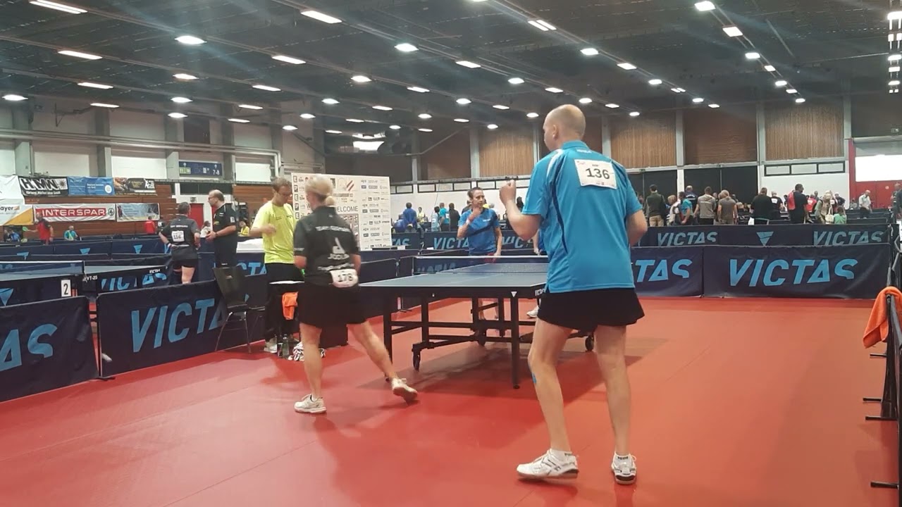 Pingpongparkinson WM 2023 Mixed Halbfinale, Kind/Flues (GER) 3 : Alley/Rozenblat (USA) 0