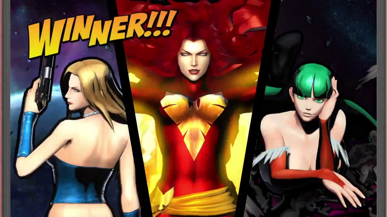 ULTIMATE MARVEL VS CAPCOM 3 Trish Morrigan Phoenix (ARCADE-Hard)