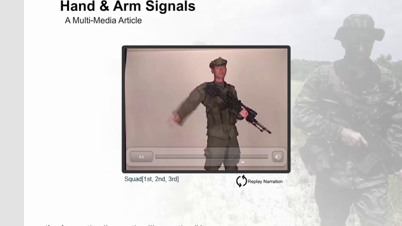 Hand & Arm Signals