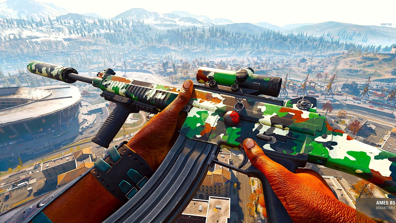 Call of Duty: Warzone Solo AMES-85 Gameplay! ( No Commentary )