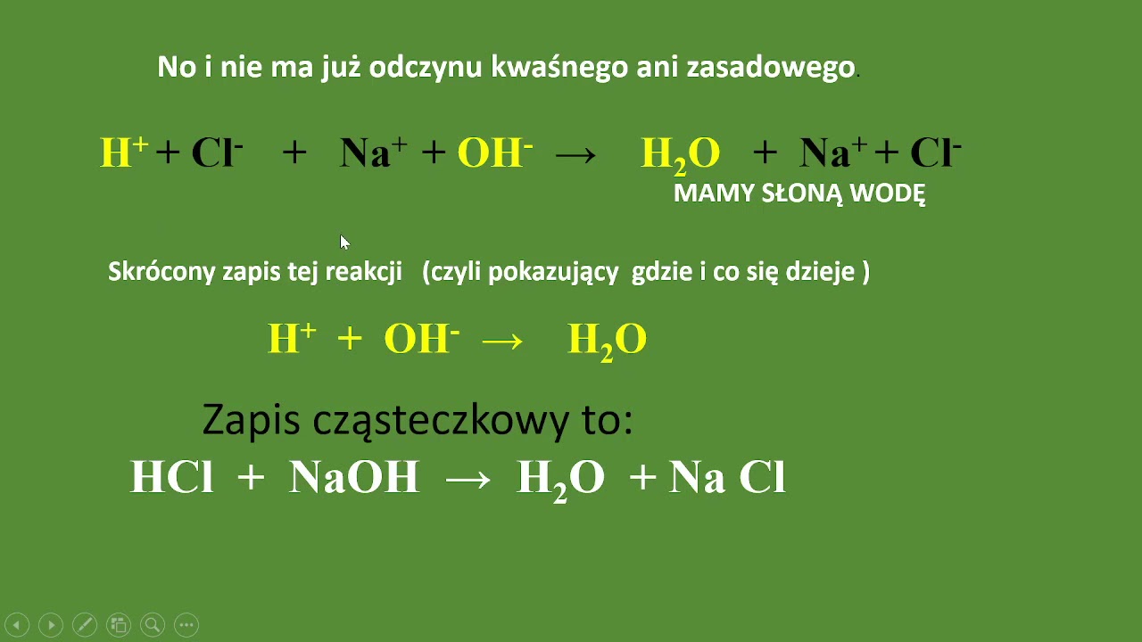 Reakcje zobojętniania.  Otrzymywanie soli.