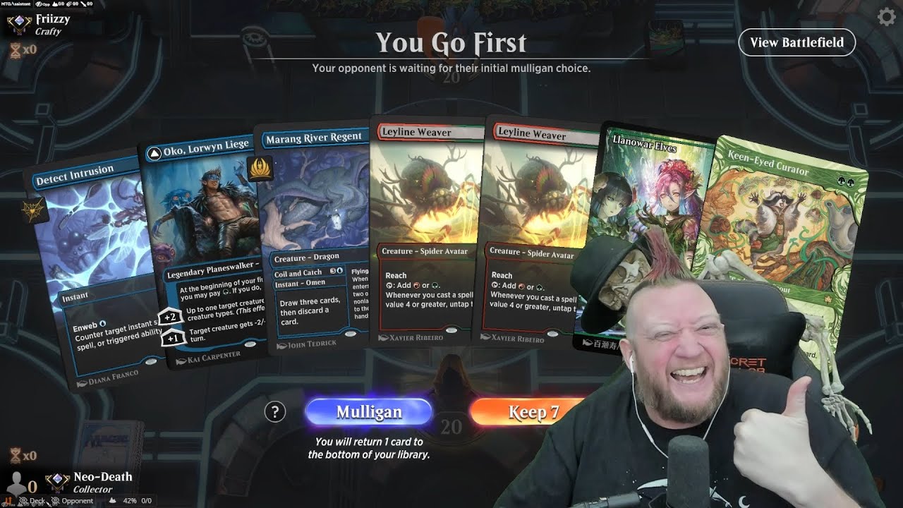 Testing a Championship Simic Ouroboroid Deck in BO1 | MTGA Unedited Games