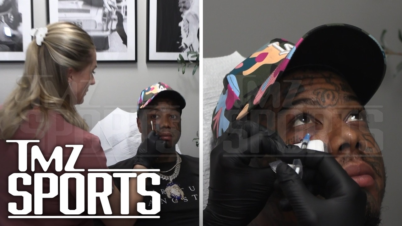 Blueface Gets Injury Fixed After Taking Elbow to Face in Sparring Session | TMZ Sports