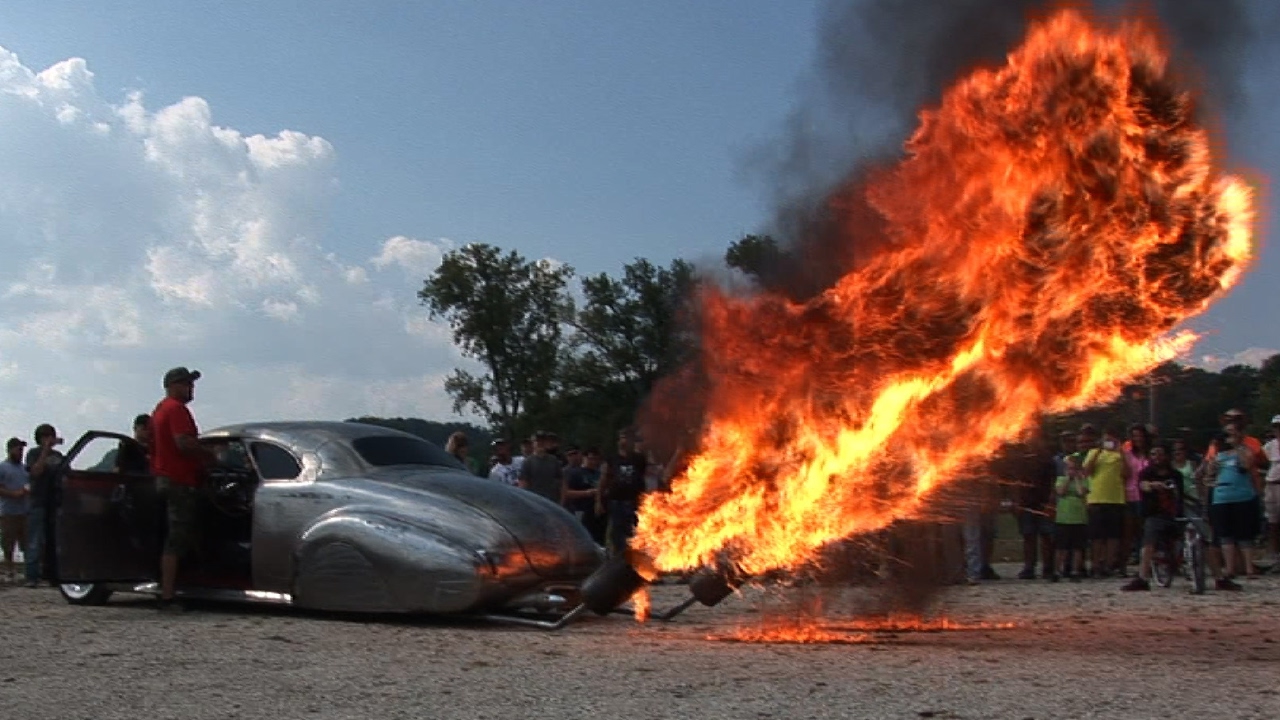 WILD Flame Throwing 1940 BUICK !!!