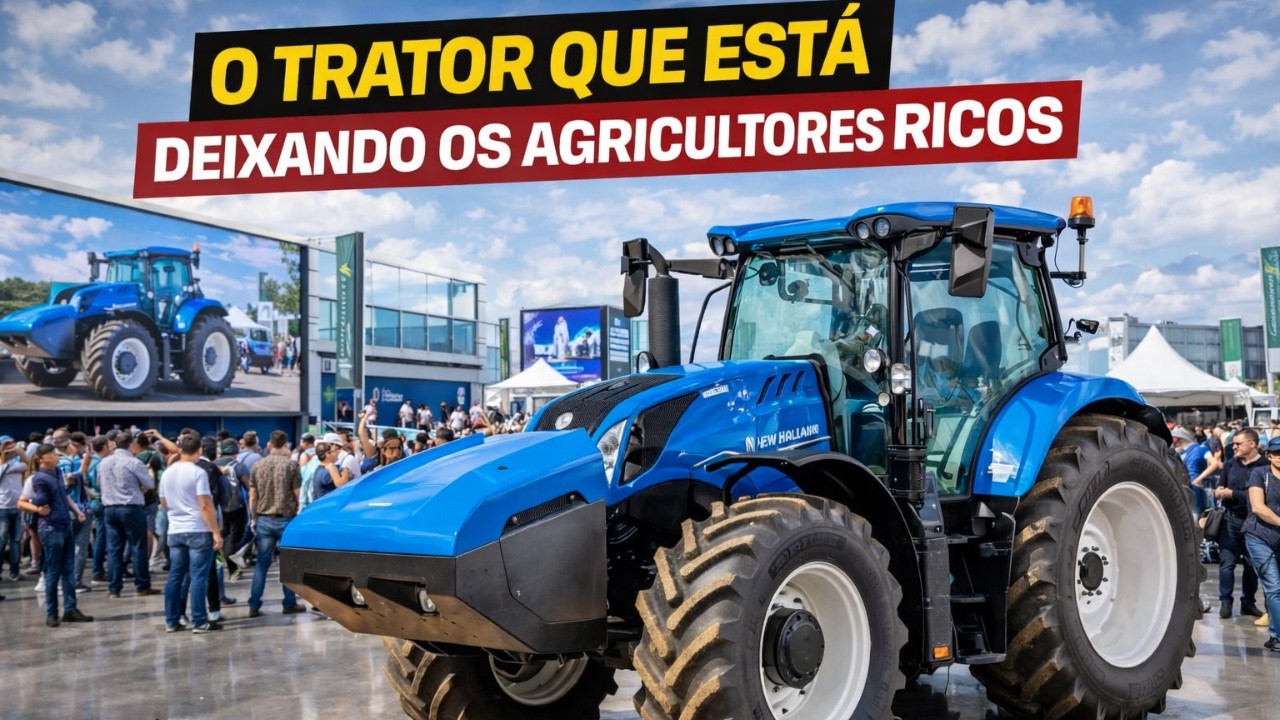 O NOVO TRATOR DA NEW HOLLAND QUE ESTA DEIXANDO OS PEQUENOS AGRICULTORES RICOS, É BARATO E ECONOMICO