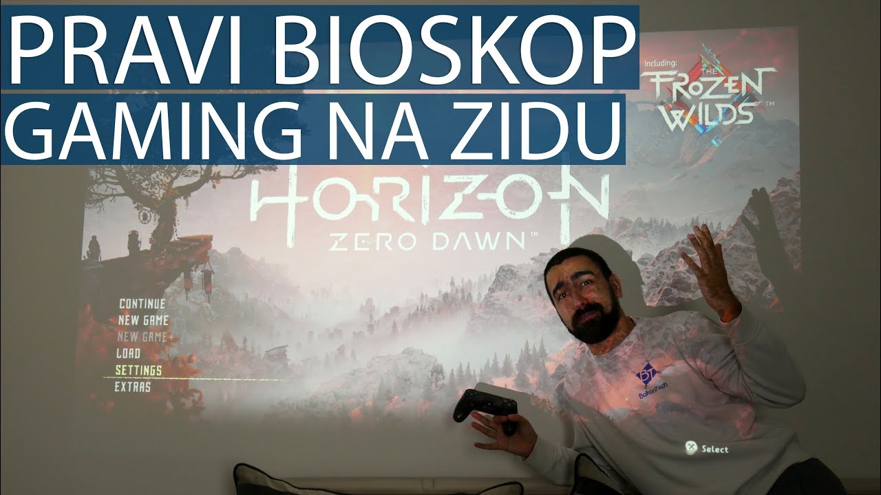 PRAVI KUĆNI BIOSKOP | GAMING NA ZIDU | Epson EF-100