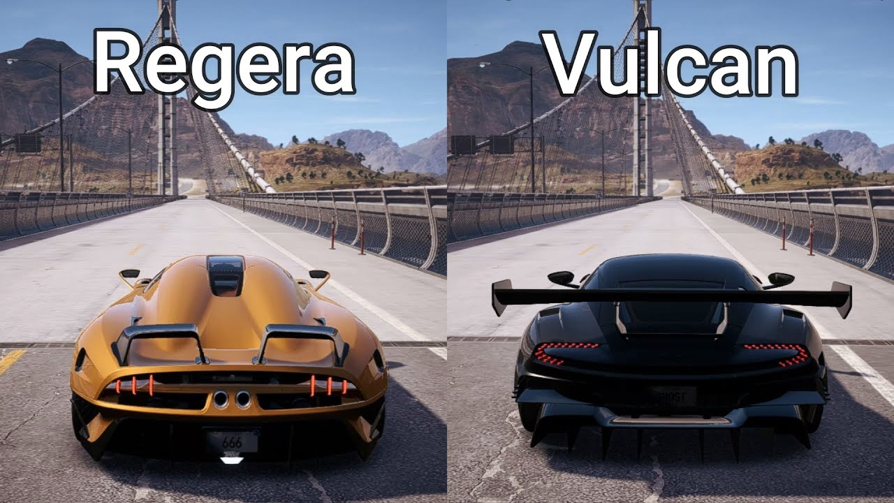 NFS Payback - Koenigsegg Regera vs Aston Martin Vulcan - Drag Race