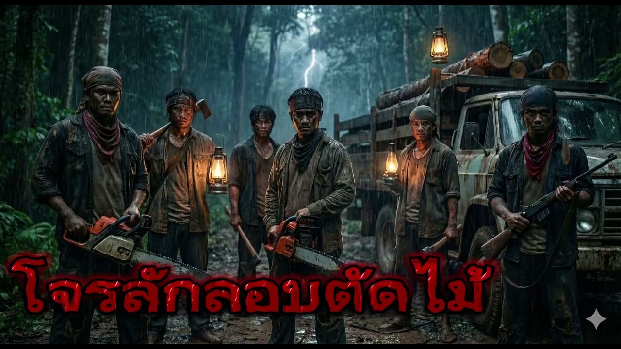 โจรลักลอบตัดไม้#ghost #ผี #podcast 