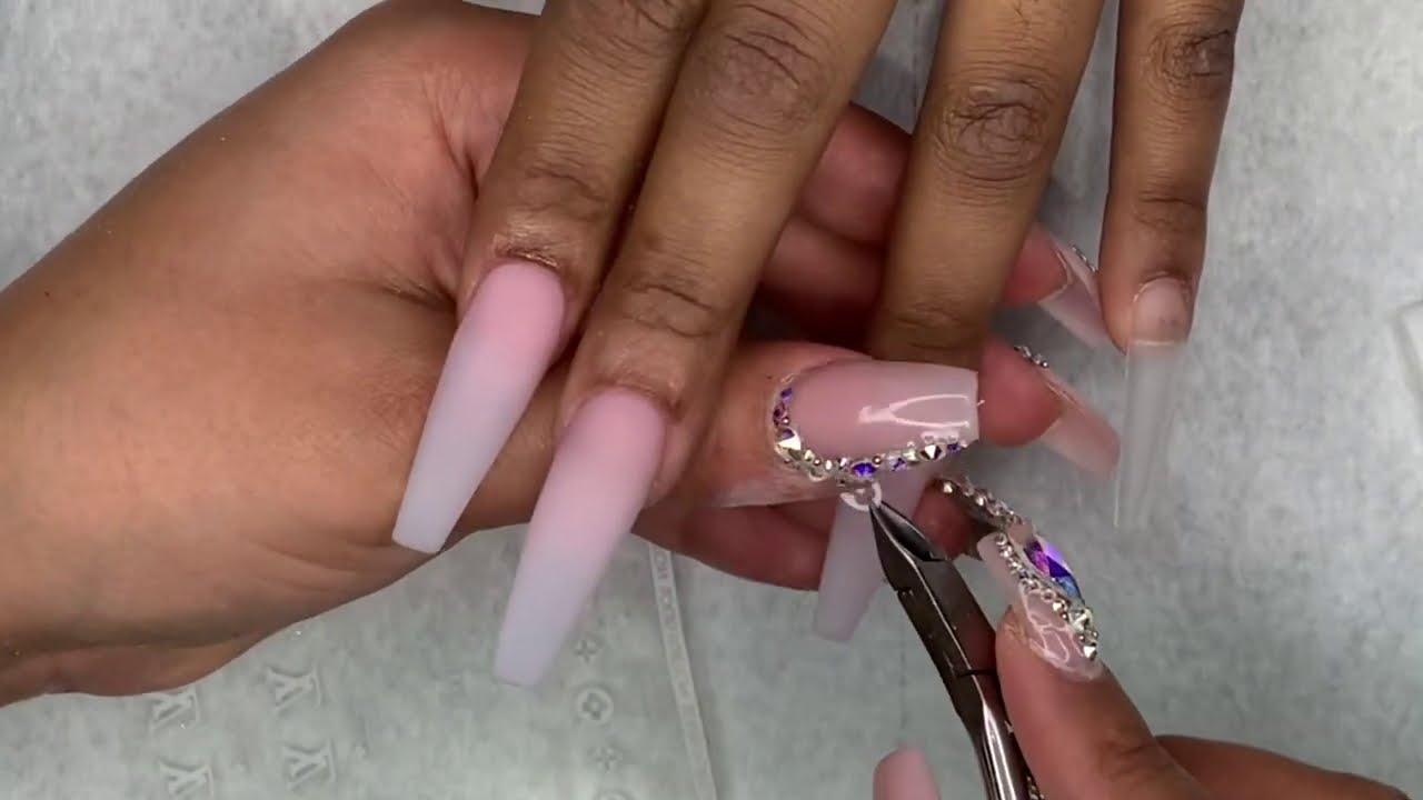 Acrylic Nails Fullset | Baby Boomer Nails Tutorial | Nails For Beginners | Natali Carmona