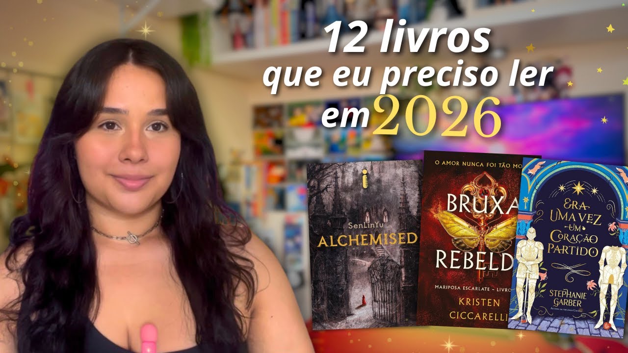 12 livros que eu PRECISO ler em 2026! ✰
