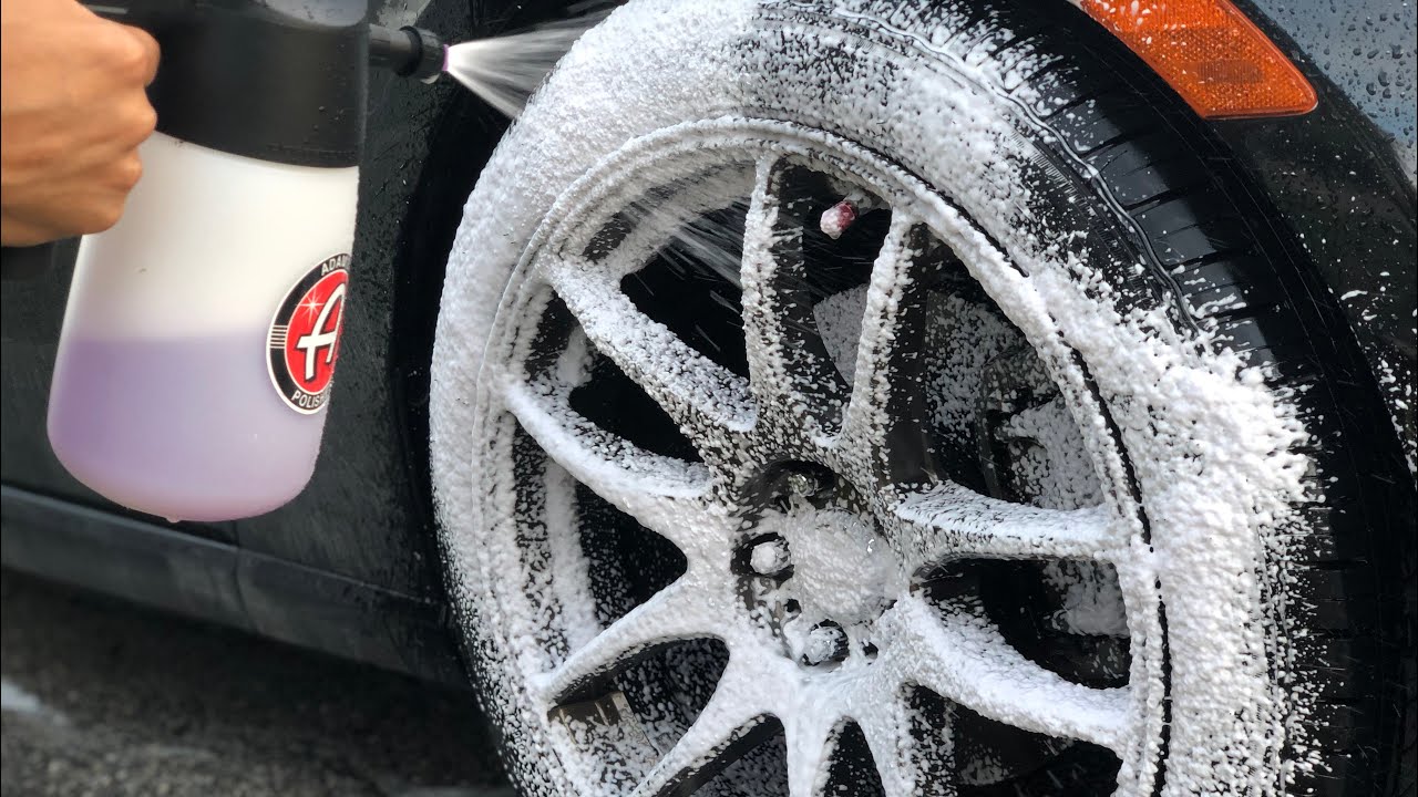 Ik Foamer Review with Adams polishes Wheel and Tire cleaner