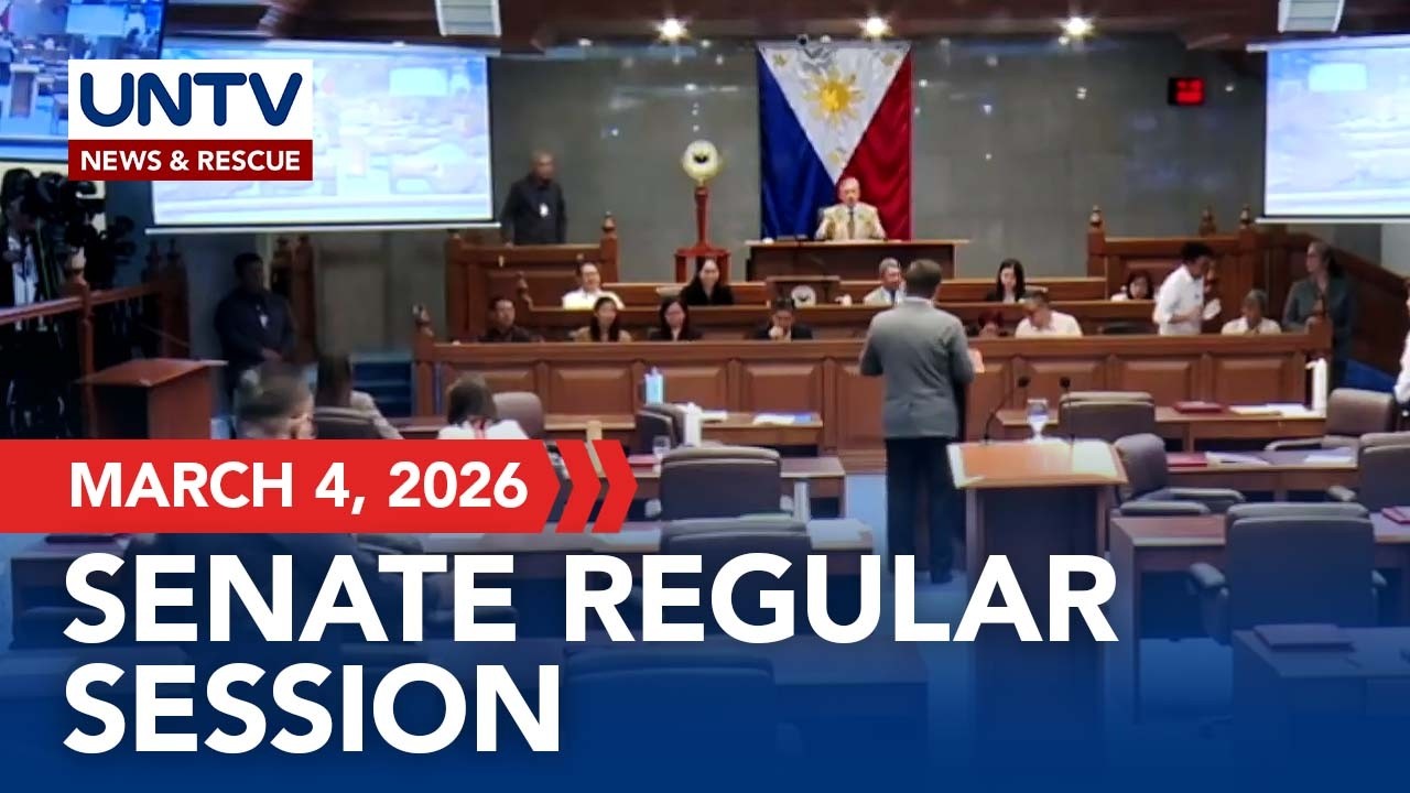 LIVE: Senate regular session | March 04, 2026