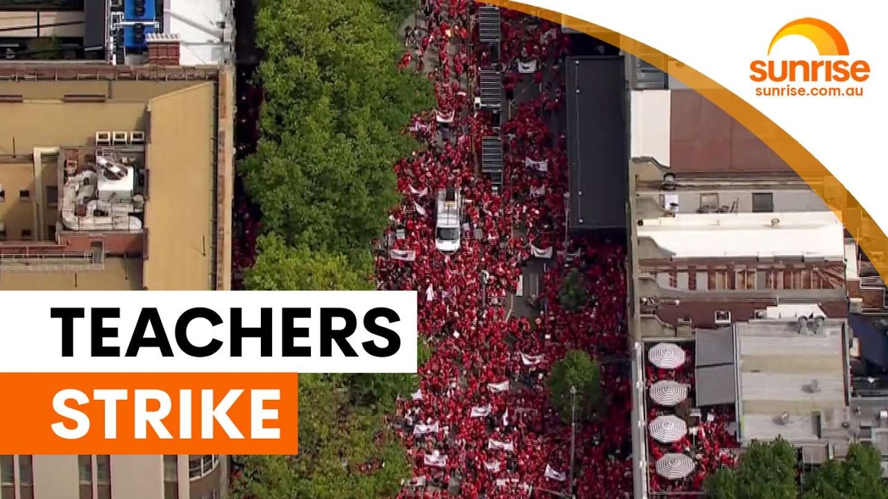 Victorian teachers strike over pay and conditions | Sunrise