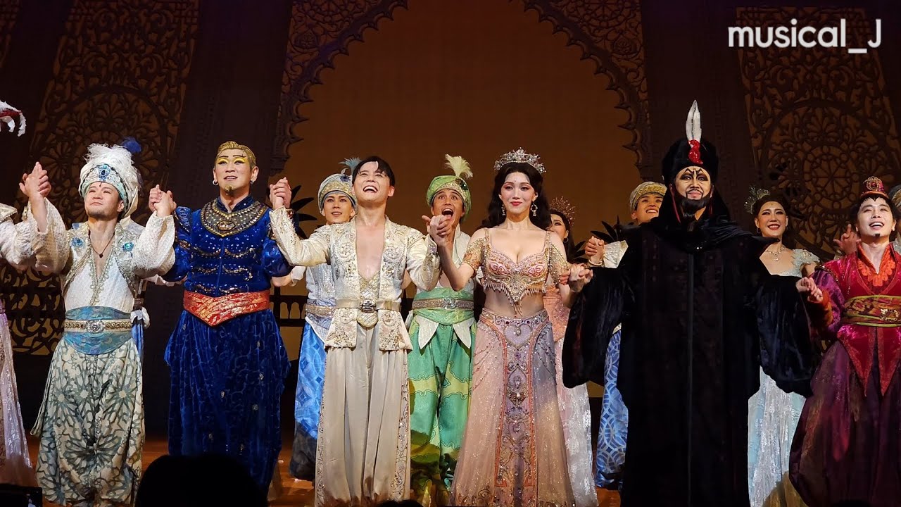 뮤지컬 《알라딘 Aladin》커튼콜 - 김준수, 강홍석, 이성경 외  NOL스페셜스테이지 | 20250815 밤공