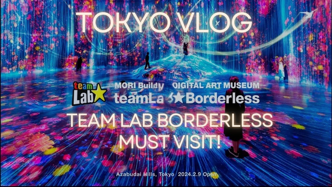 TOKYO VLOG | TEAM LAB REVIEW - DO NOT MISS ART SHOW