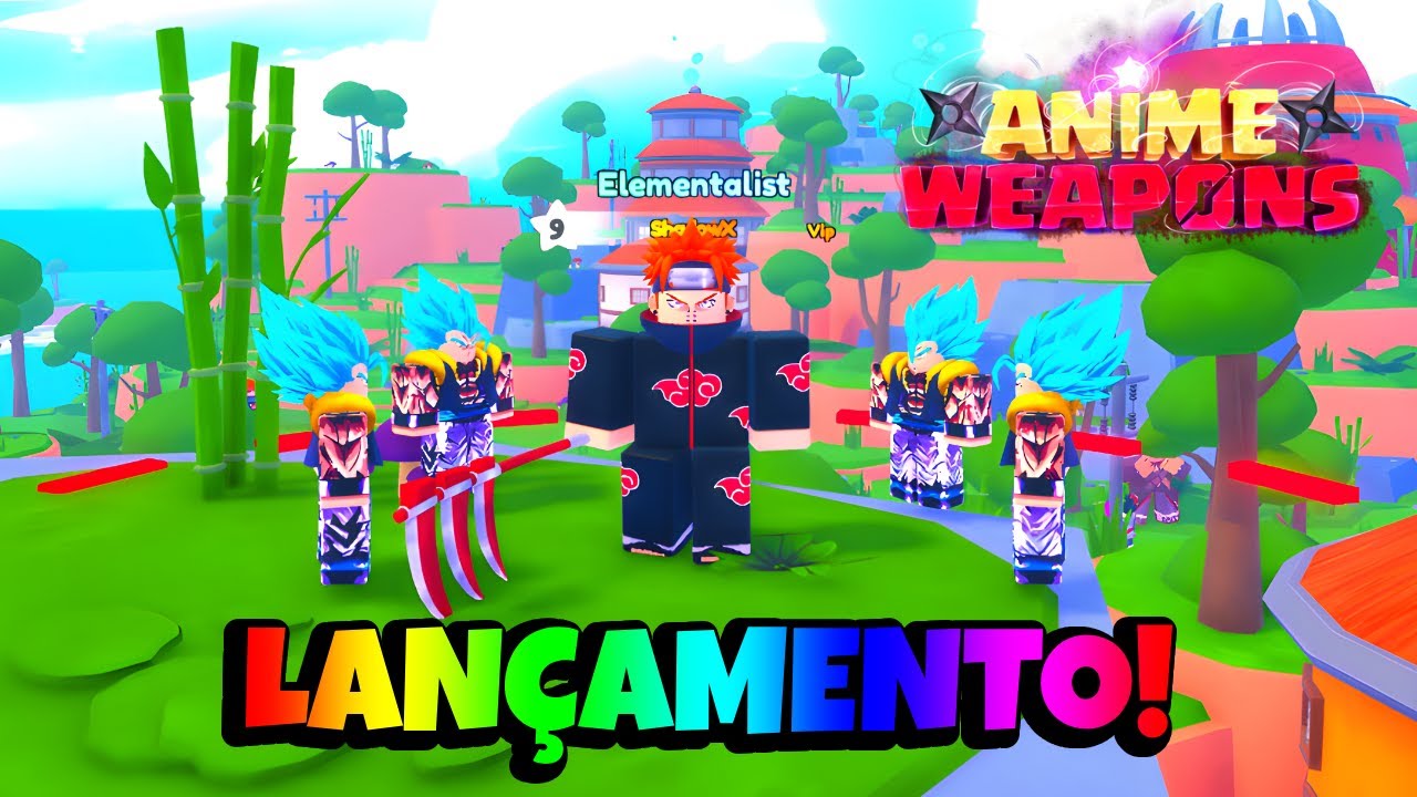 LANÇAMENTO! NOVO JOGO DO XOU - ANIME WEAPONS! (ROBLOX AO VIVO)