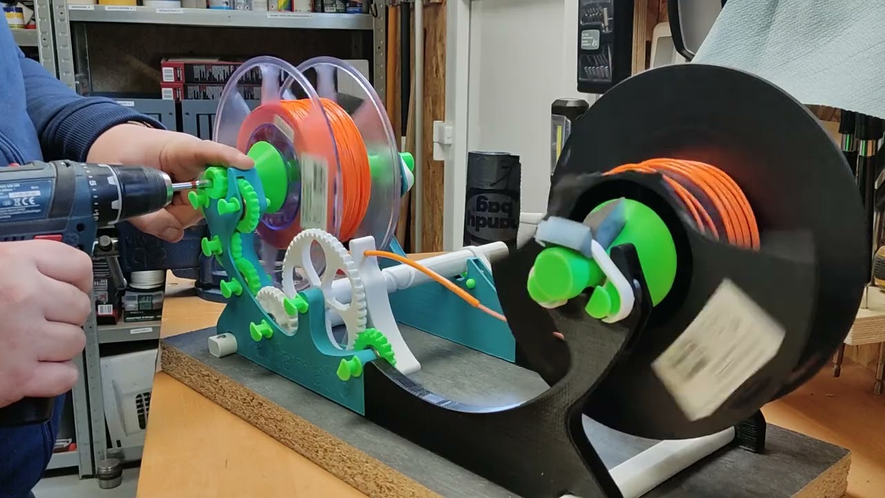Test du Pastamatic : enrouleur de Bobine de fil automatique imprimé en 3D