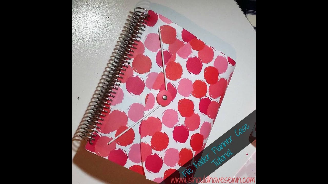 File Folder Planner Cover Tutorial