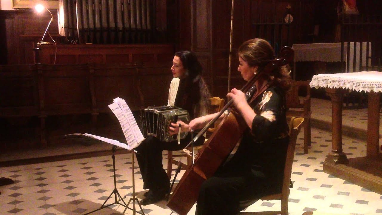 El Choclo (Cello: Sedef ERÇETİN, Bandoneon: Marisa MERCADE) - Église de Senlisse