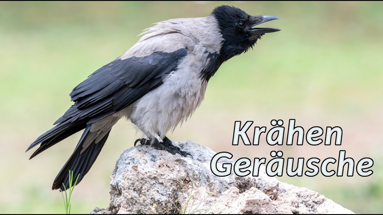 Krähe geräusch - Tiergeräusche Krähe