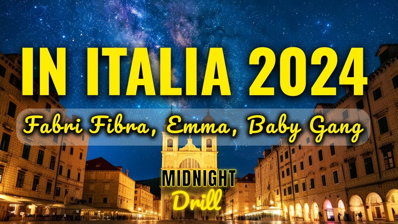 Fabri Fibra - In Italia 2024 (Testo / Lyrics Video 4K) ft. Emma & Baby Gang