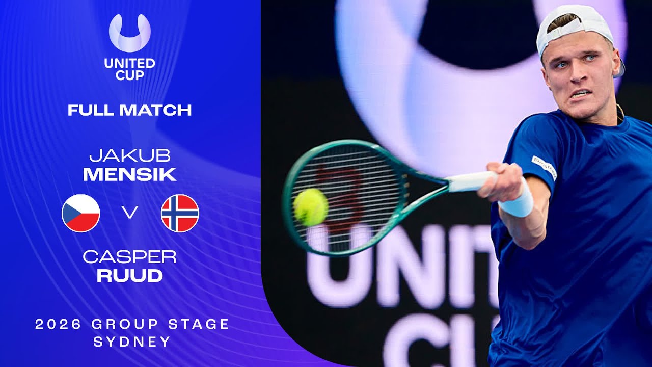 Jakub Mensik v Casper Ruud Full Match | United Cup 2026 Group D