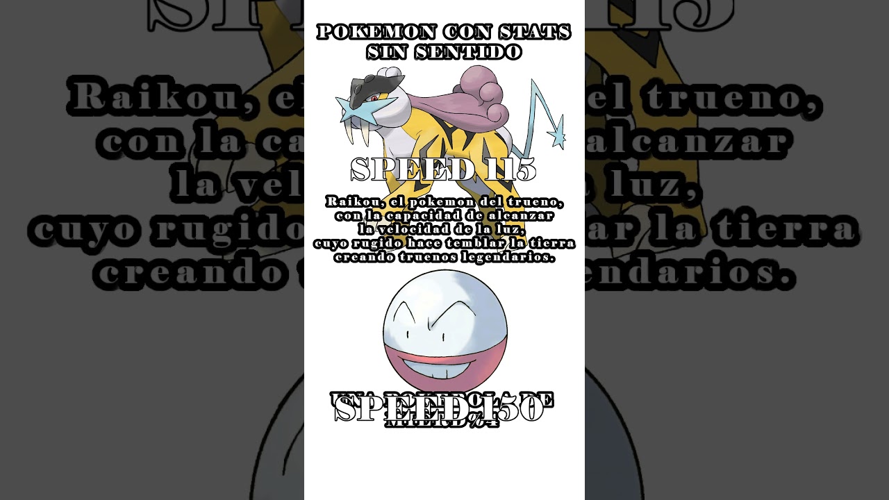 POKEMON CON STATS SIN SENTIDO RAIKOU ELECTRODE raginbolt deck 2026 raikou deck 