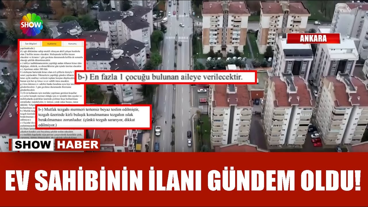 Bir garip kiralık ev ilanı!