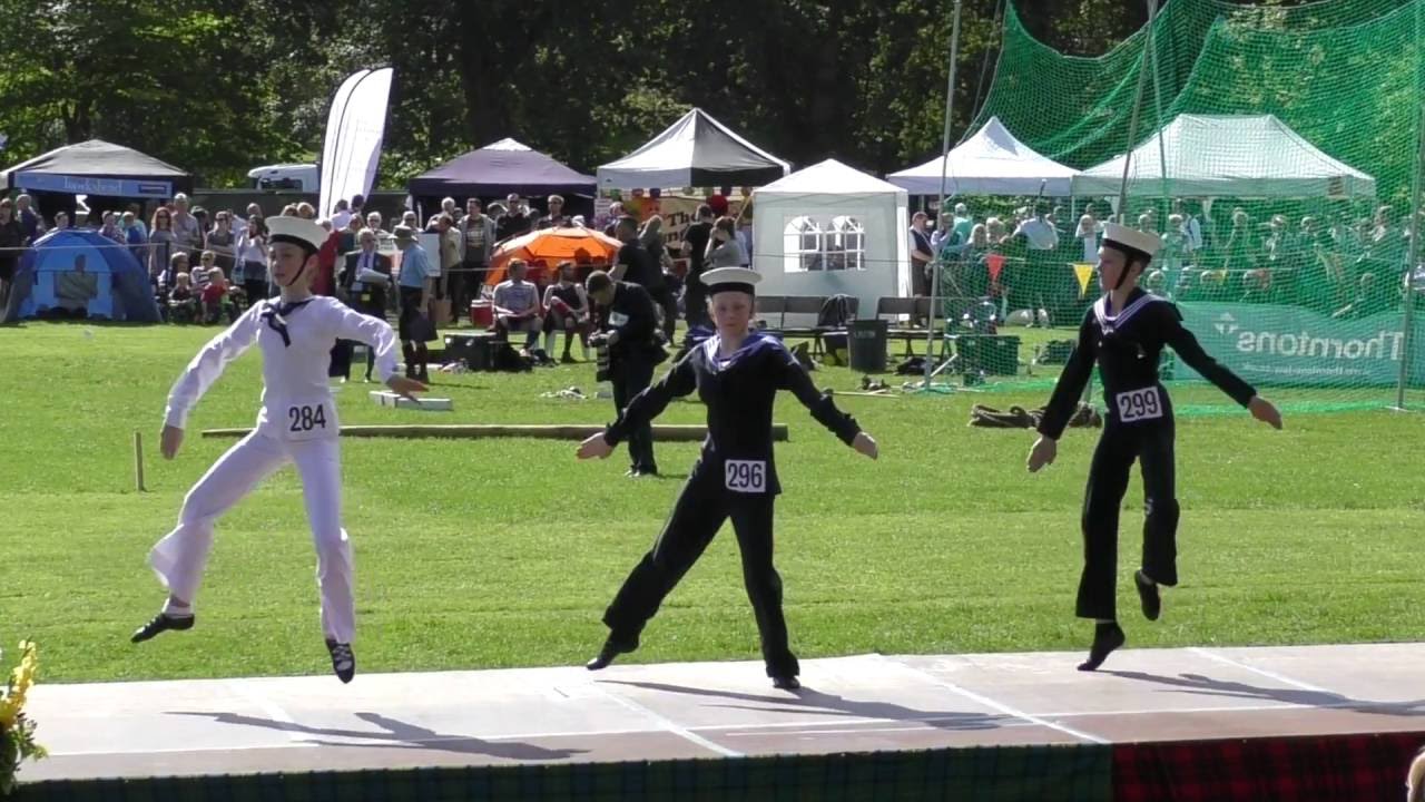 Pitlochry Highland Games 2016 - Highland dancing - Sailor's Hornpipe & Irish Jig
