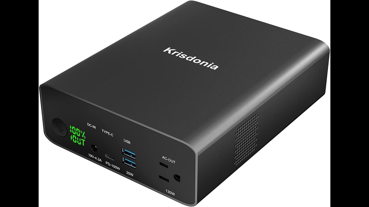 Review: Krisdonia 80,000mAh Power Bank – AC Outlet & 100W Fast Charging