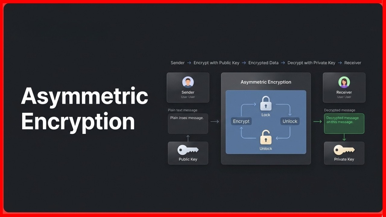Working of Aysmmetric Algorithm | Mortal Tech School
