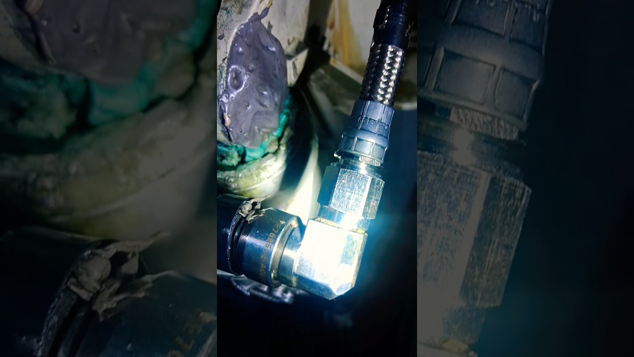 MLG Door Actuator hose change hydraulic leakage check 