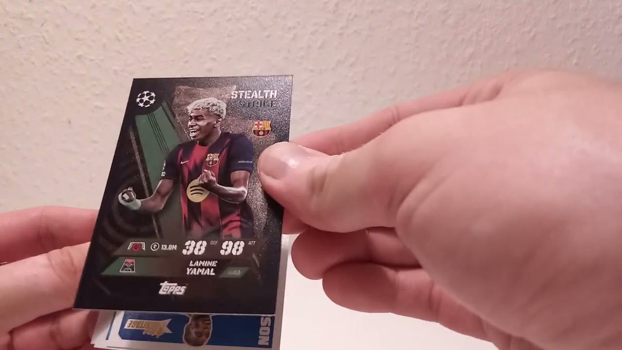 4x Topps Champions League Match Attax 2025/26 Packs Break, Nice Hits 💥