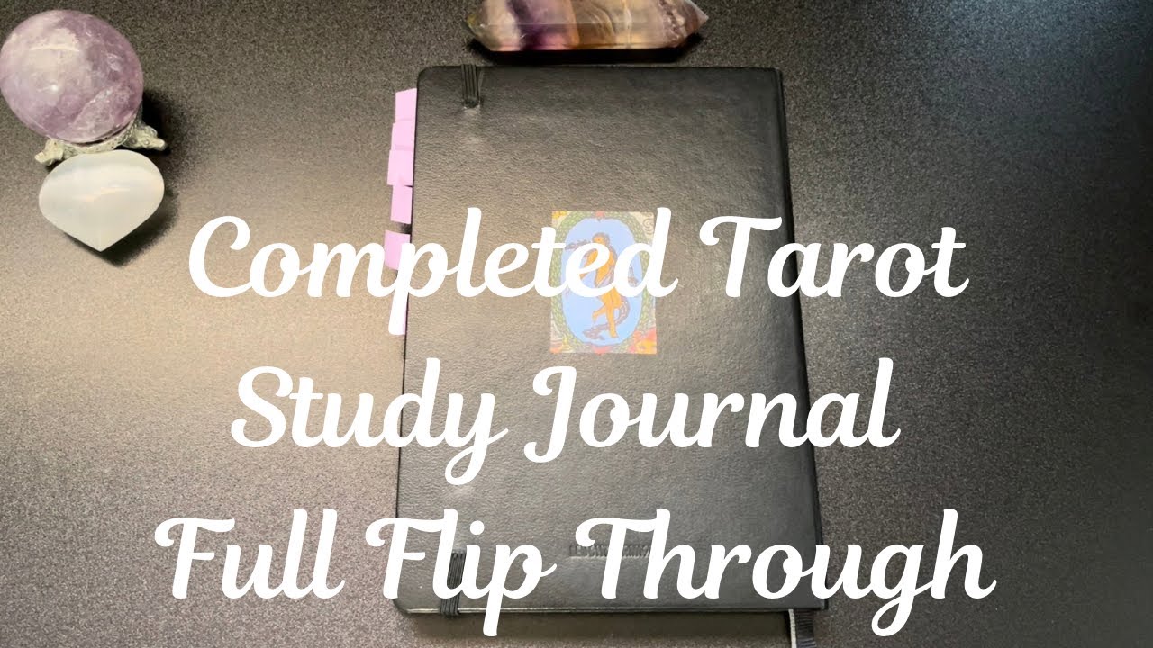 Завершенный журнал изучения Таро — полный просмотр 