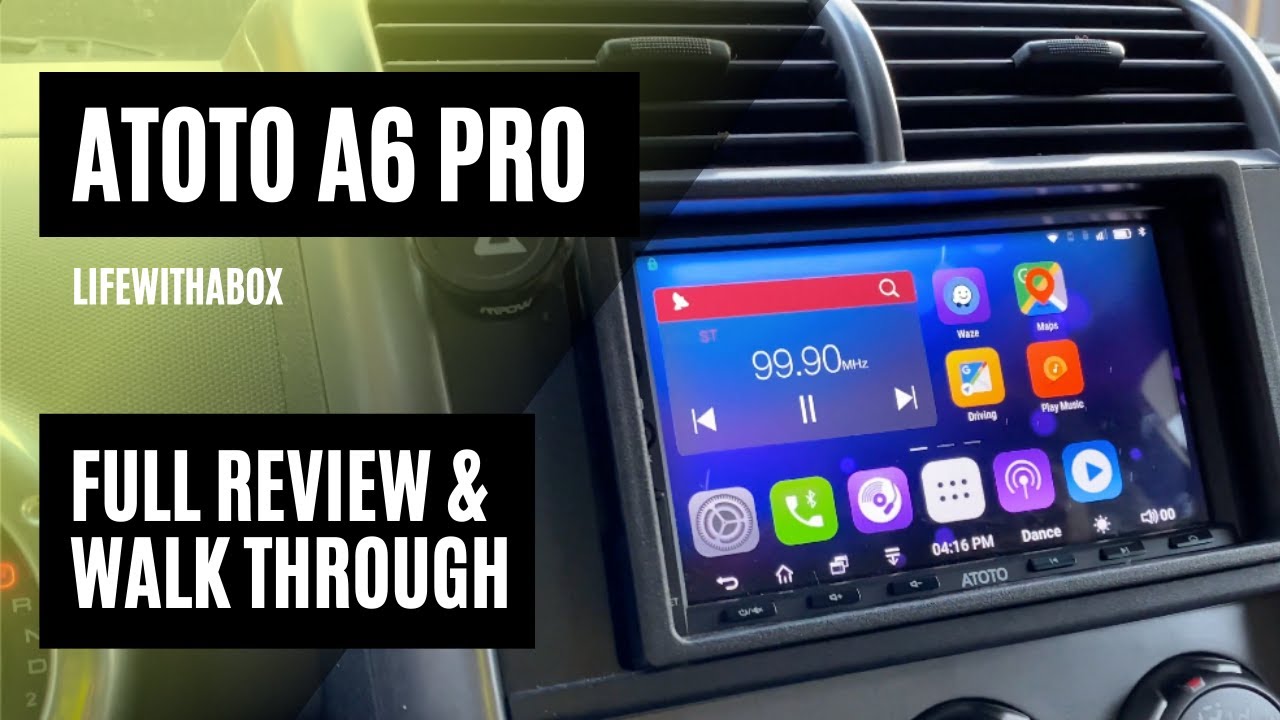 ATOTO A6 PRO Head Unit Review and Complete Walk Through