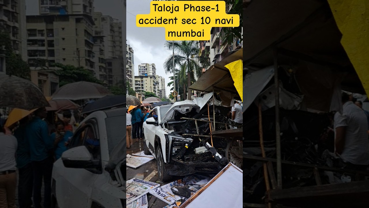 Taloja Phase-1 accident navi mumbai #taloja