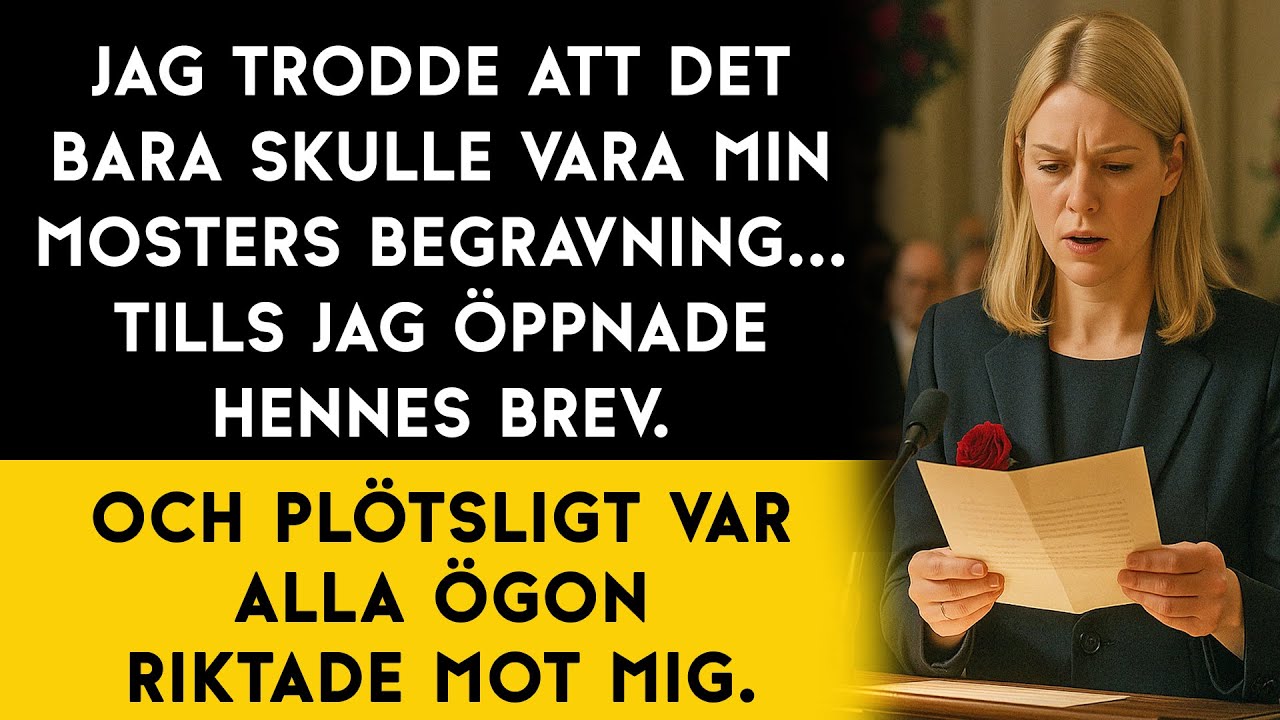Min moster dog med en hemlighet – och valde mig att avslöja den