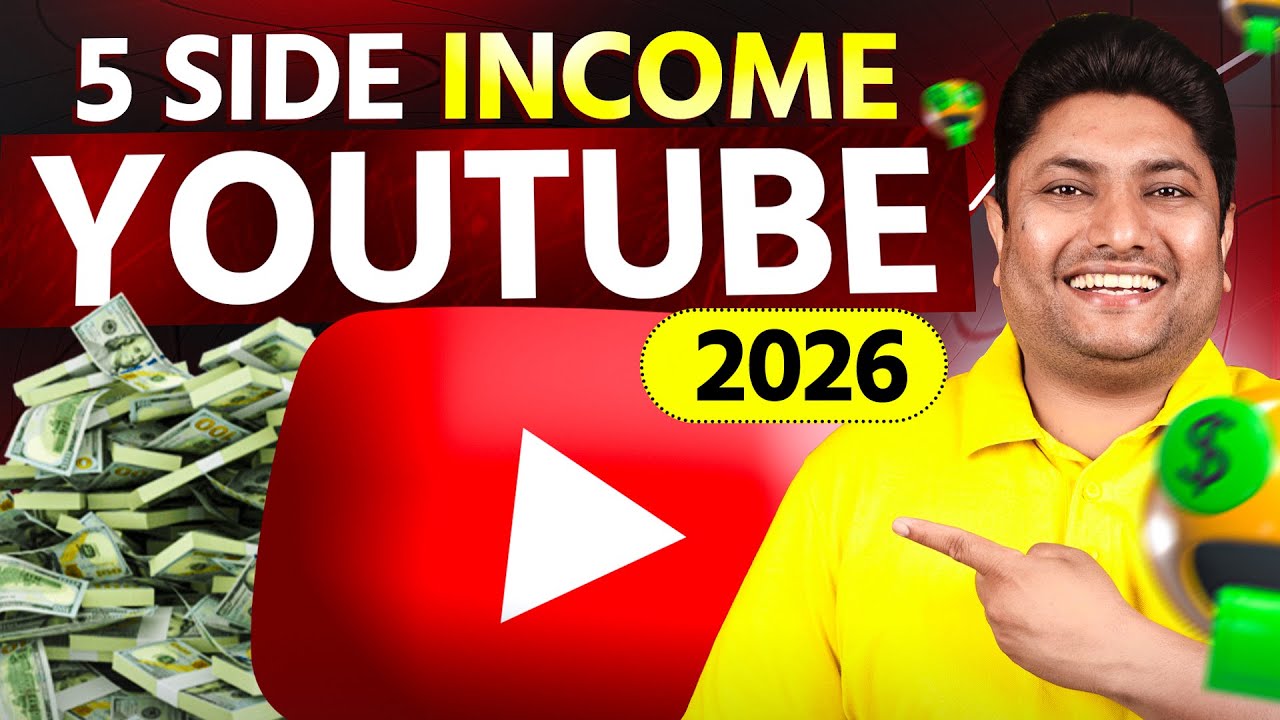 Top 5 Side Income from YouTube | Without Monetization | Beginners Must Watch