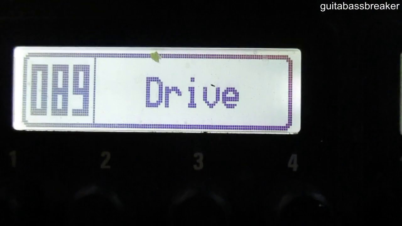 Zoom G3n setup for live crunchy sound.