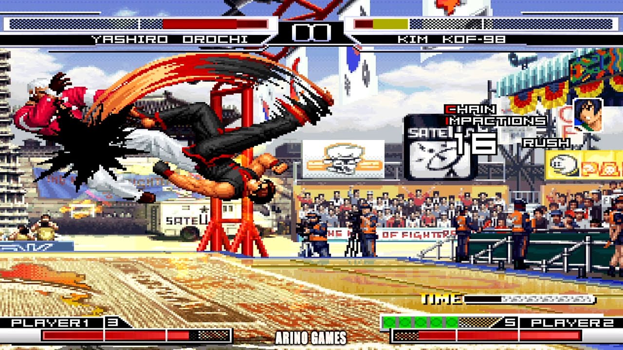 KIM KOF 98 VS OROCHI YASHIRO! BEST FIGHT EVER!