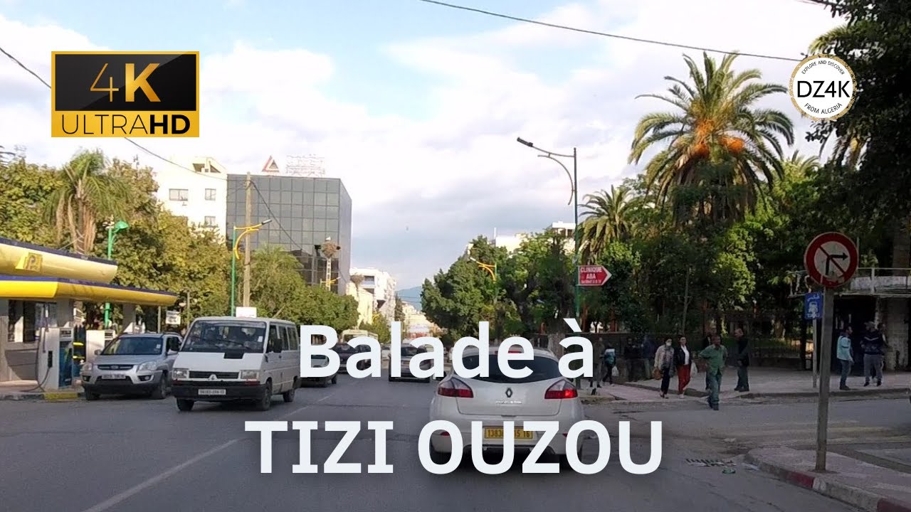 Balade 4K à Tizi Ouzou : Sud Ouest - Nouvelle Ville - Annar Amellal