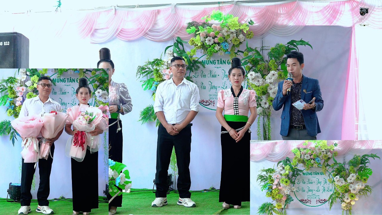 TOÀN CẢNH TIỆC TÂN GIA ĐẠI CÁT GIA ĐÌNH. AC, LÒ VĂN TƯƠNG || LÒ THỊ LINH. TẠI BẢN MÓN - QUÀI TỞ