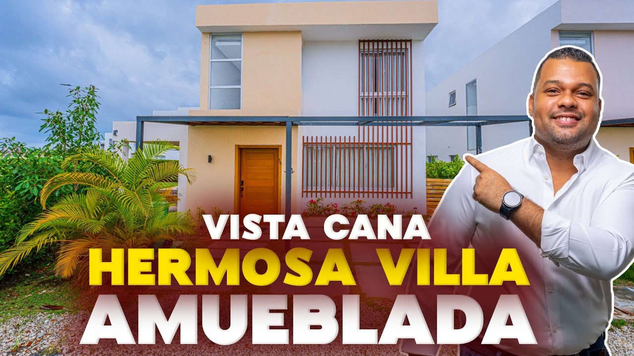 INCREIBLE VILLA EN VISTA CANA CERCA DE LA PLAYA